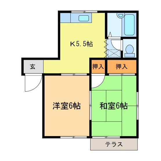 【間取り】 | スリーエスハイツⅢ