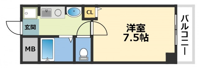 シャンテ21の間取り