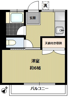 【間取り】 | Ｋコーポ