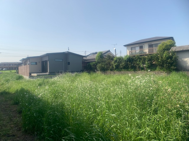 都城市志比田町の売地の外観