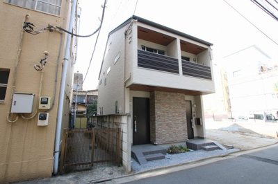 【外観】 | アペリオ根岸 | モナーク根岸　2021年12月築。鶯谷駅から徒歩3分で通勤通学便利。入谷駅・日暮里駅からも徒歩10分。総戸数2戸のテラスハウス。