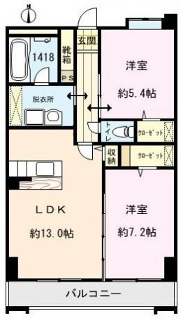 アルページュの間取り