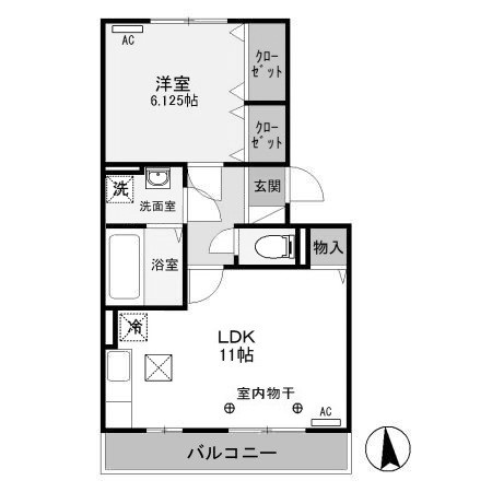 【間取り】 | レーブ中泉 | レーブ中泉