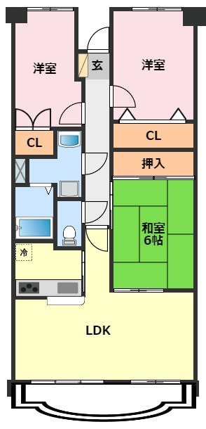 アーバンパーク柏の間取り