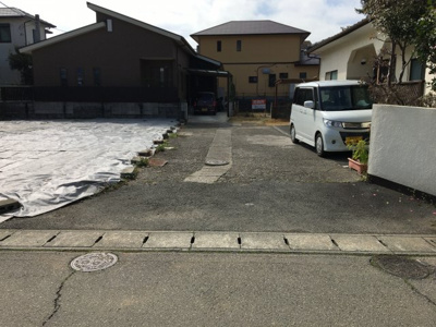 【前面道路含む現地写真】 | 熊本市南区八幡10丁目土地