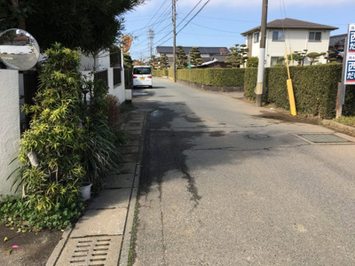 【前面道路含む現地写真】 | 熊本市南区八幡10丁目土地
