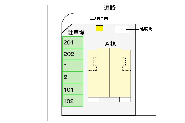 ヴィラ・アブリコの区画図