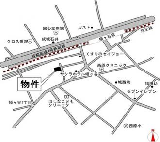 【地図】 | 原町アパートメントB