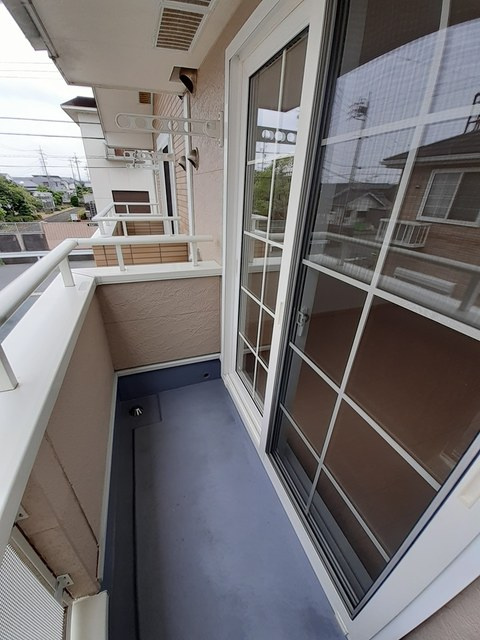 ローズマリーAのバルコニー