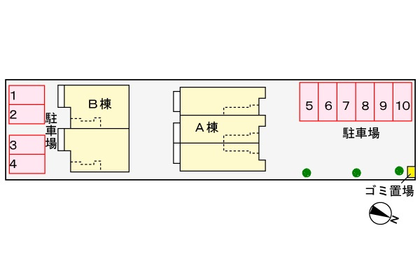 ローズマリーAの区画図