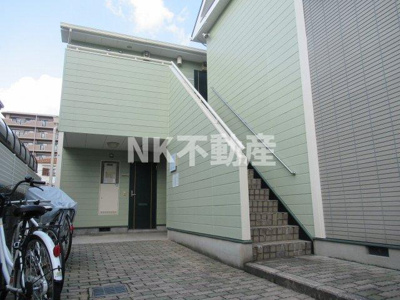 【エントランス】 | フローラ若草（若江岩田賃貸） | 落ち着いたエントランスです