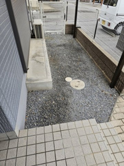 【庭】 | グラン元町 | ちょっとした専用庭になっています