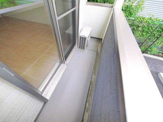 イリーデⅡのバルコニー|開放的で明るい空間を演出してくれるバルコニーです