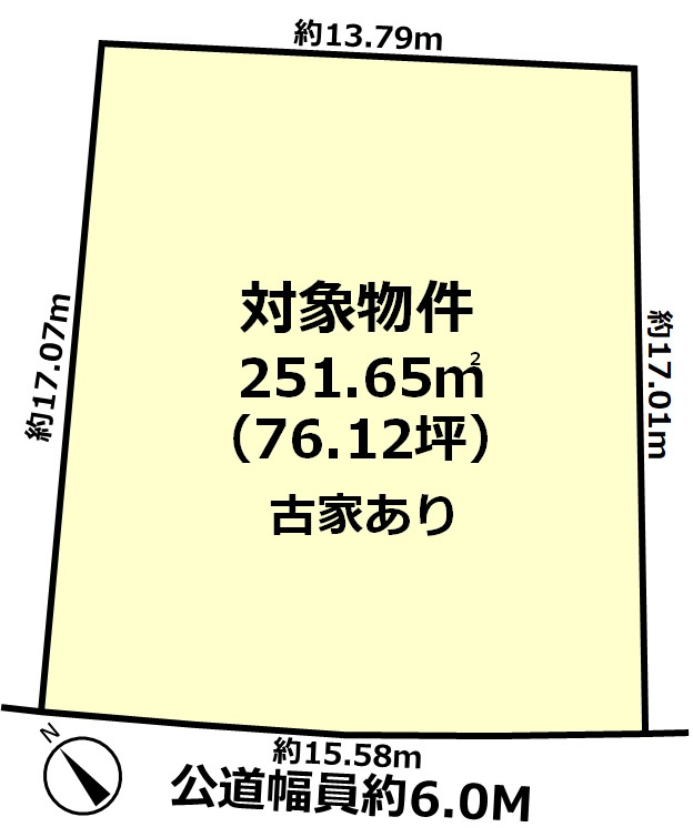 岡崎市細川町字長根　土地の画像