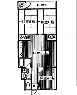 【間取り】 | ＮＫ牛田コータース