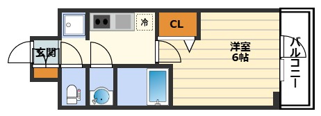 グランカリテ北梅田の間取り