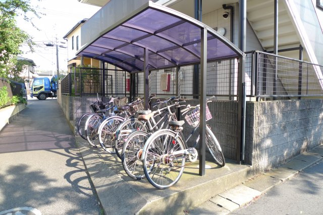 ハイネス津田沼のその他共用部分|自転車置き場です