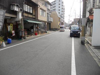 プチフラット三条の地図|前面道路