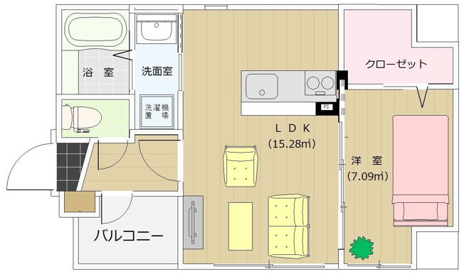 【間取り】 | リバティＲ11