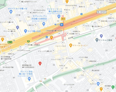 【地図】 | アレーロ幡ヶ谷Ⅱ