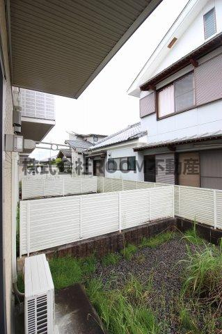 クレセントⅠの庭|お庭の付いた物件です