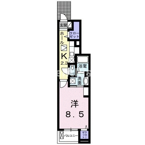 エクラの間取り|間取図