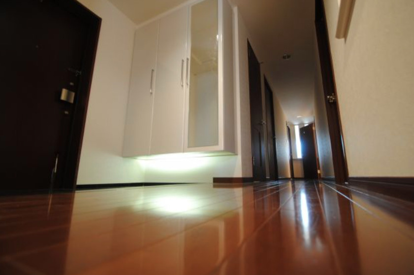 ランドゥール城南の杜【10,000円キャッシュバック対象物件】の玄関|ゆったりとした玄関です