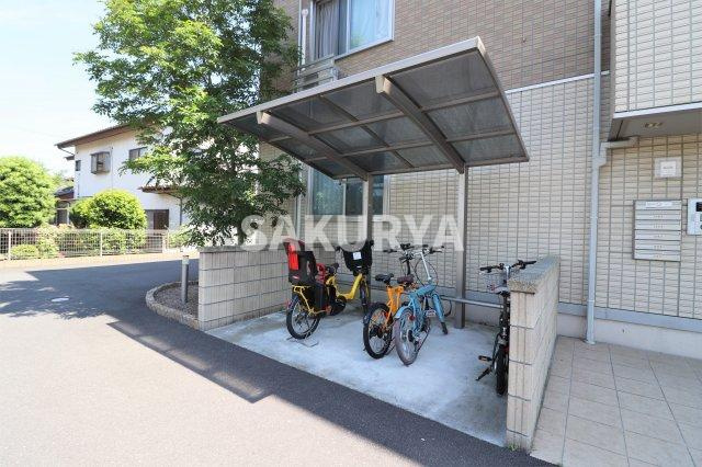 プリスカーサのその他共用部分|北側駐輪場