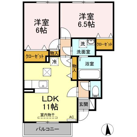クラインベルクの間取り