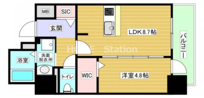 【間取り】 | アドバンス西梅田フォルン