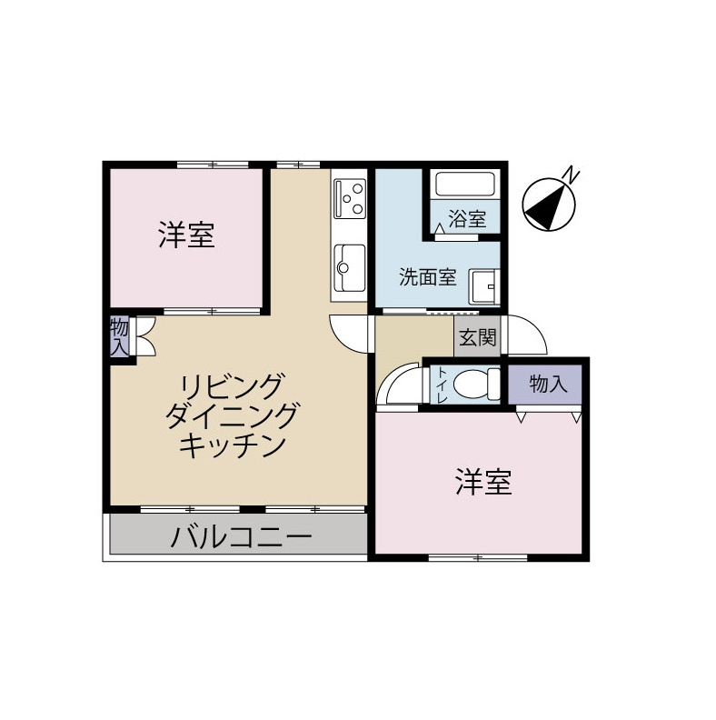 人気の2LDK！
