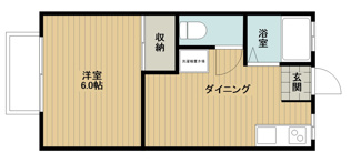 【間取り】 | ピースコート泉が丘C