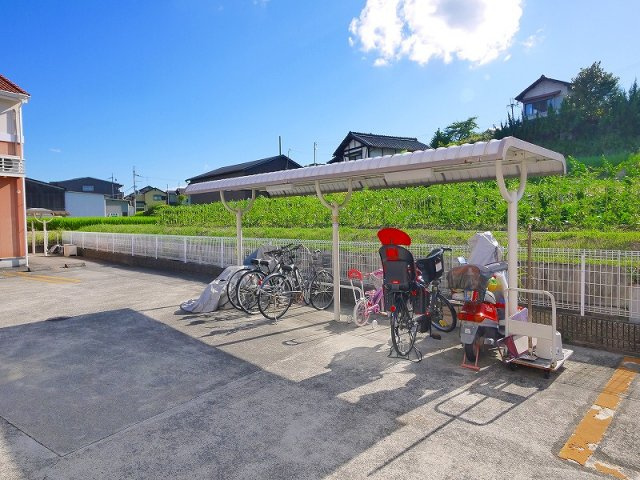 エクセルヴィラA（北）のその他共用部分|自転車置き場