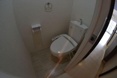 【トイレ】 | シティヒルズ安堂寺 | ゆったりとした空間のトイレです