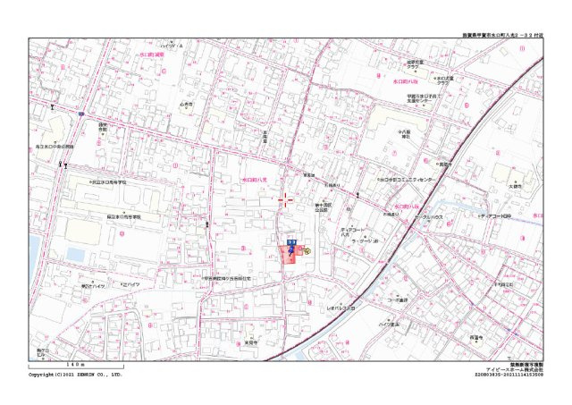 ピースタウン水口八光Ⅱ 建築条件なしの地図|【土地】ピースタウン八光Ⅱ