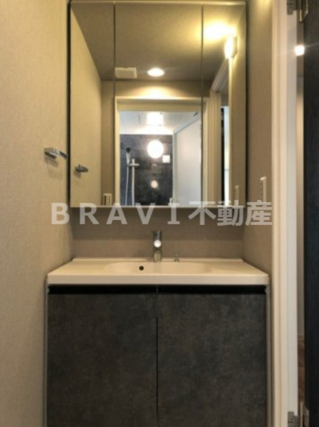 シーズンフラッツ阿波座 BRAVI不動産の独立洗面台