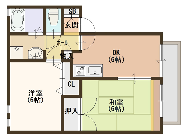 【間取り】 | セピアコートHOZUMI