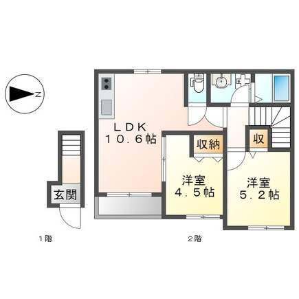 アルビネスの間取り