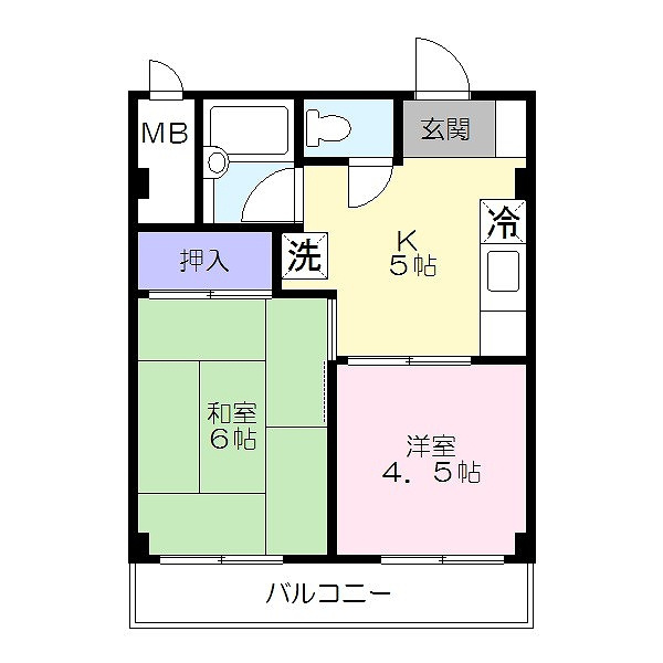 上大岡グリーンハイツD棟の画像