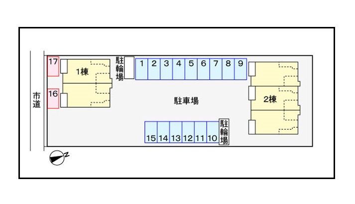 アンセスター松降　Ａの駐車場|駐車場