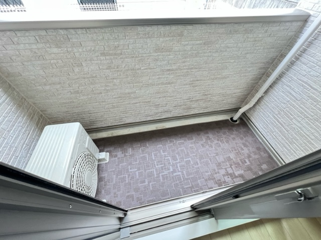 エレガント茱萸木３のバルコニー