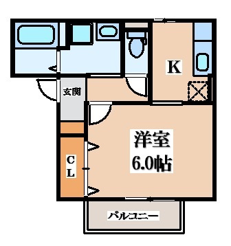 【間取り】 | サンフェルティB棟