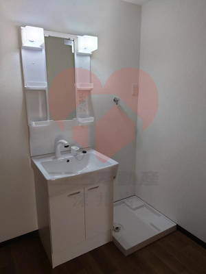 【洗面所】 | 羽曳野市高鷲３丁目貸家