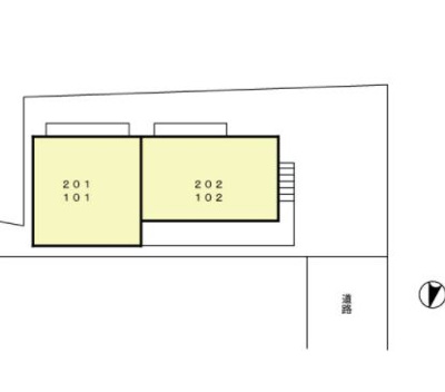 【区画図】 | ベルフローラC棟 | 区画図