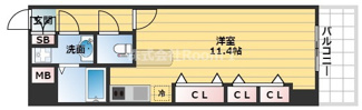 【間取り】 | コンフォートレジデンス御堂筋本町