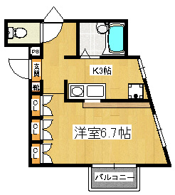 ロミオ＆ジュリエットⅡの間取り