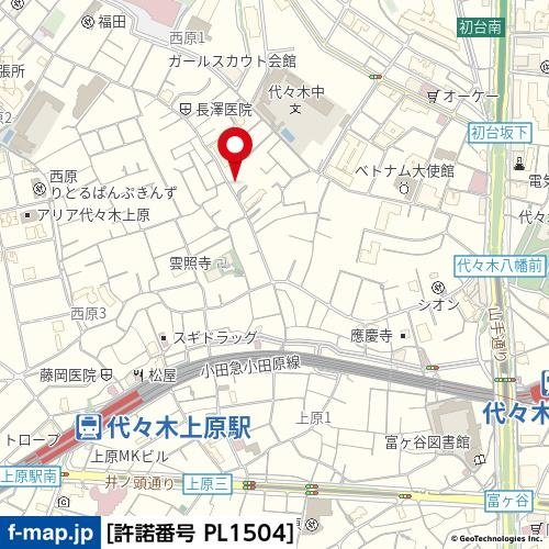 【地図】 | Ｖ７代々木上原