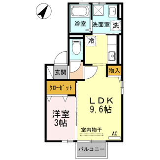 【間取り】 | D-ROOMグラヴス晴海ヶ丘