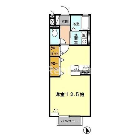 セジュール セレスの間取り