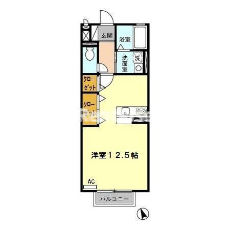 セジュール セレスの間取り